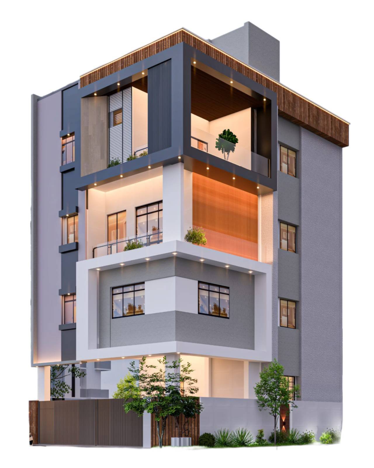 Mr. Jagadeesh's Residence - Mixed use Building